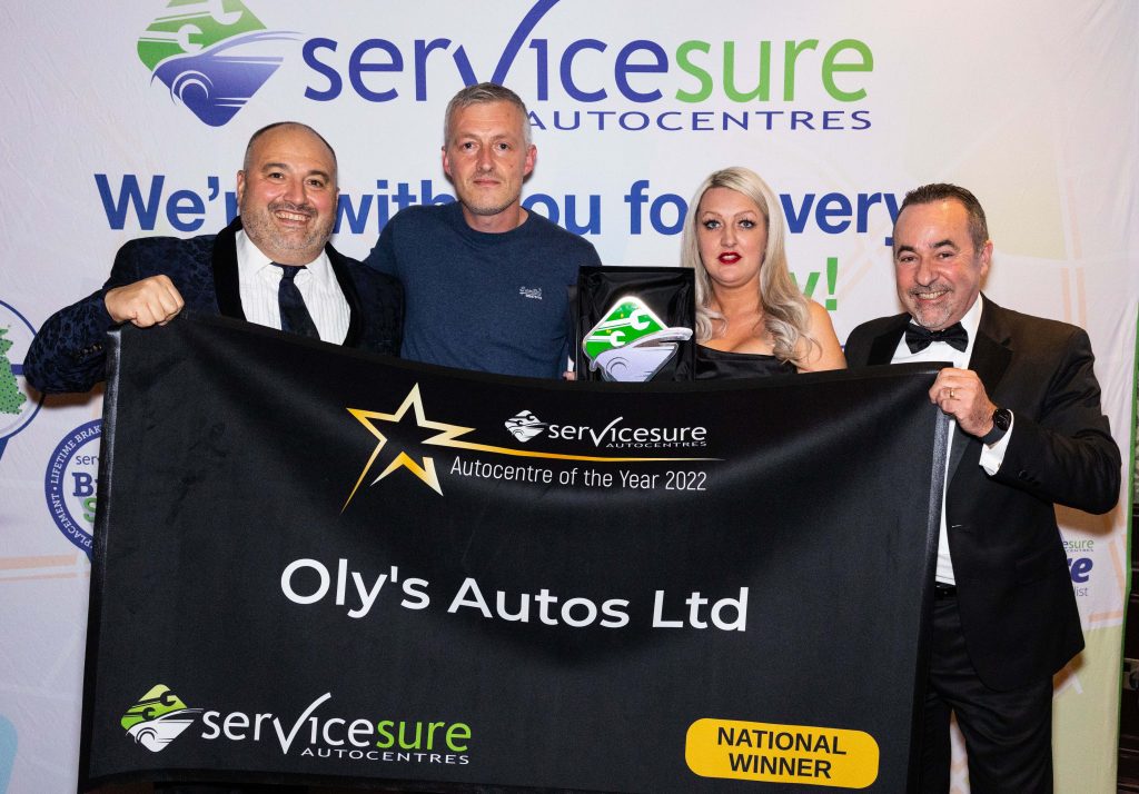 11/11/22: Oly’s Autos named Servicesure Autocentre of the Year